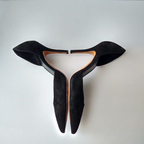 Vince Celeste D'orsay Black Suede Heels - Picture 9 of 16